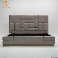 Ensemble de literie double avec couette, lit réglable, base de lit king size moderne pour salon de beauté, cadre de lit queen size, canapé-lit de luxe