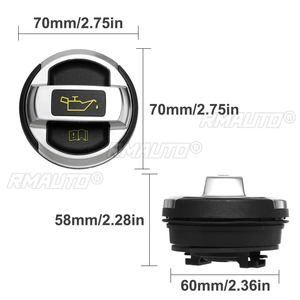 Bouchon de réservoir de liquide de refroidissement et de liquide d'expansion d'huile pour Audi R8 A4 A5 A3 A6 A7 Q5 Q3, pour VW Touareg Golf Jetta Passat B6 B7 CC 420103485B - Product Image 3