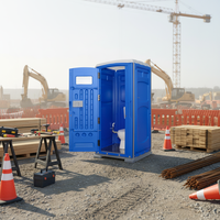 Toilettes mobiles rotomoulées d'extérieur à prix abordable, douches portables, fabricants de toilettes portables