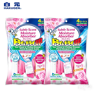 Japanese Hakugen Flower Scented Non-Woven Fabric Casual Plastic Clothing Organizer <b>Storage</b> Bags Wardrobe Type Four Layers Hook - Product Image 4