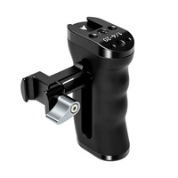 Poignée latérale à dégagement rapide NATO Rail pour cage de caméra DSLR, support supérieur pour stabilisateur, extension griffe froide en alliage d'aluminium et plastique