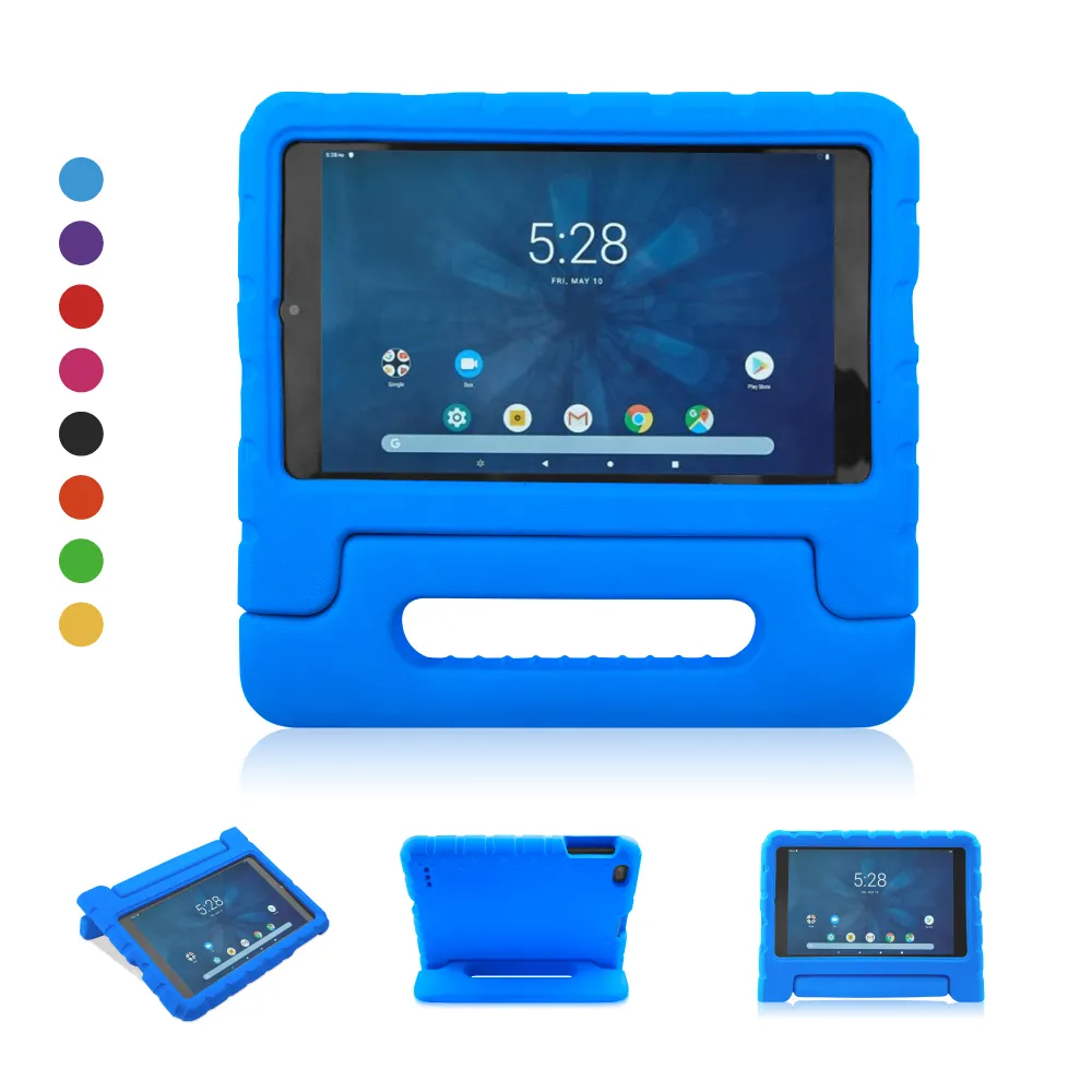 Fashionable EVA Tablet Kids Case for Walmart Onn 8 inch Anti-shock Portable Freestanding tablet cover cases
