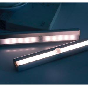 Luz Nocturna LED Recargable por USB con Sensor de Movimiento, 10 LED, Imán, para Instalar en Pared o Gabinete, para Estudio en Casa - Product Image 5