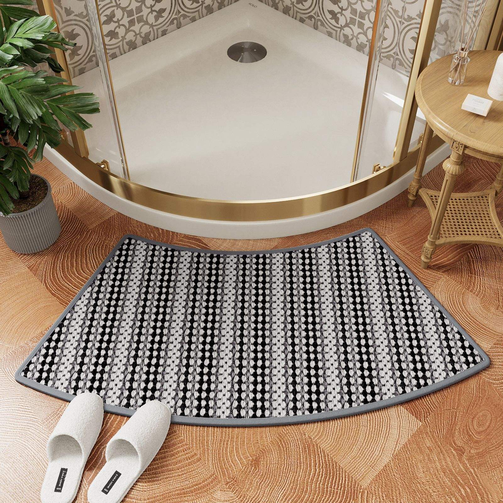 Chenille - Arc noir brillant