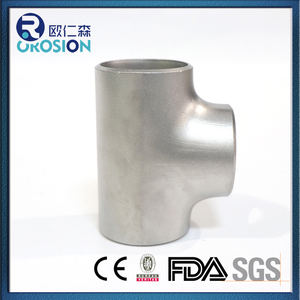 SS304 316L cấp công nghiệp thép không gỉ <span class=keywords><strong>TEE</strong></span> <span class=keywords><strong>sch10s</strong></span> sch40s Hàn ngắn bằng nhau và giảm <span class=keywords><strong>TEE</strong></span> 3 cách - Product Image 3