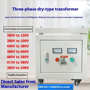Máy biến áp ba pha loại khô 480V-690V đến 220V-380V 35kva/75Kw/85/6KVA sử dụng cuộn dây công suất định mức 30kva-1000kva - Product Image 2