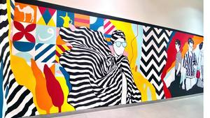 Impression numérique personnalisée <span class=keywords><strong>grand</strong></span> <span class=keywords><strong>format</strong></span> extérieur PVC vinyle affiche de construction autocollant <span class=keywords><strong>mural</strong></span> - Product Image 2