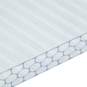 Vente en gros de panneaux alvéolés en <span class=keywords><strong>plastique</strong></span> PC 8mm-16mm feuille creuse PC de haute qualité pour mur et toit - Product Image 2