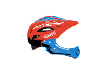 Coque inférieure de sécurité pour enfants, amovible, pour le menton, équipement de dessin animé, pour le sport, hors-route, vélo, bicyclette, casque d'équitation, pour les petits