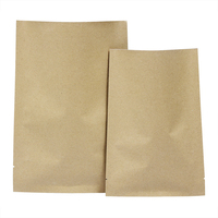 Sac d'emballage alimentaire en papier kraft brun à faible prix et livraison rapide, sac plat VMPET pour l'emballage alimentaire