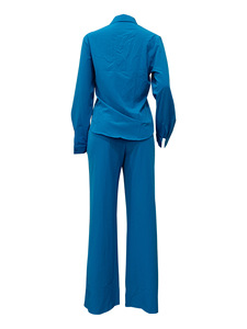 New Arrival Women's Long-Sleeve Shirt & Drawstring <b>Pants</b> Solid Color 2-Piece Set Fashion - Product Image 6