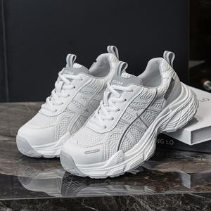 Zapatos Deportivos de Piel Genuina con Cordones para Hombre, Marca Tide, Nueva Colección Primavera-Otoño 2026, Juveniles, Transpirables, Antideslizantes, con Suela Gruesa - Product Image 3