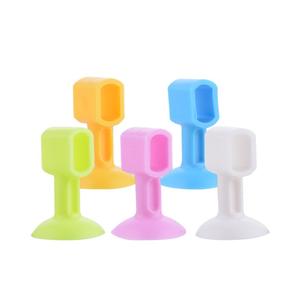 Tope de Puerta de Silicona Sin Taladro, Anticolisión, Bloqueador de Puerta Superior para Baño, Tope de Puerta de Plástico - Product Image 3