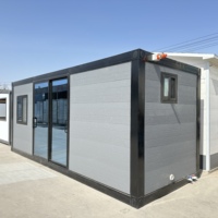Vente Flash : Maison Conteneur Modulaire Pliable de Luxe Préfabriquée Extensible, Couleurs Personnalisables, pour Usage Extérieur
