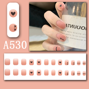 24 Piezas de <span class=keywords><strong>Uñas</strong></span> Postizas de Etiqueta Privada Personalizadas al por Mayor, Nueva Moda Estilo Francés, <span class=keywords><strong>Uñas</strong></span> a Presión de Alta Calidad, <span class=keywords><strong>Uñas</strong></span> Falsas de Gel Artificial - Product Image 3