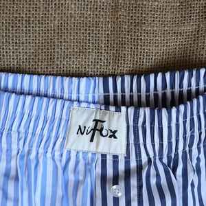 Haute qualité personnalisé de marque avec votre logo vente chaude pyjama Off-duty Boxer décontracté coton popeline Classica Y2k Boxer Shorts - Product Image 3