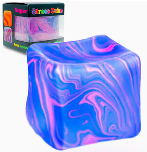 ของเล่นบีบลดความเครียด Needoh Fidget Slow Rising Maltose Ice Cube Squishy Toy รูปทรงก้อนน้ำแข็ง ทำจากซิลิโคน นุ่ม ยืดหยุ่น พกพาสะดวก ช่วยคลายความวิตกกังวล - Product Image 4