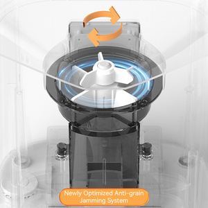 Alimentador automático para mascotas con capacidad de 3L Versión básica Nuevo diseño Control de aplicación móvil Cuencos para gatos de acero inoxidable Alimentado por carga - Product Image 3