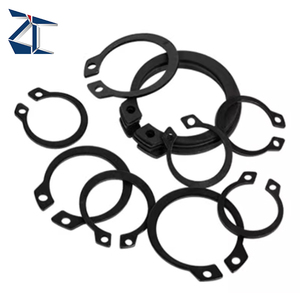 Circlip <span class=keywords><strong>de</strong></span> fabricant <span class=keywords><strong>de</strong></span> haute qualité personnalisé Rondelles <span class=keywords><strong>de</strong></span> blocage internes noires Alésage <span class=keywords><strong>de</strong></span> bague <span class=keywords><strong>de</strong></span> retenue <span class=keywords><strong>de</strong></span> type normal - Product Image 1
