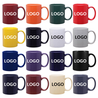 Tasses à café personnalisées avec sublimation, design personnalisé, 11 oz, tasses en céramique blanches avec message et image