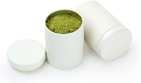 Boîte à café ronde de luxe personnalisée avec impression, emballage hermétique, boîte cylindrique de qualité alimentaire, boîte à thé en étain avec couvercle à clipser