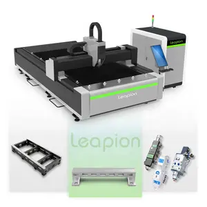 1000w 600x600 Folha de Metal Mini CNC Máquina de Corte A Laser De Fibra leapion