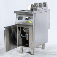 Pemasak Mie Listrik RKMF-RCFZ370 Stainless Steel 20.6L Tiga Kepala Pemasak Mie