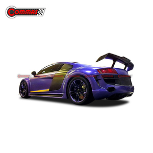 ชุดแต่งตัวถังรถยนต์คาร์บอนไฟเบอร์ครึ่งคันสไตล์ PPI ปี 2008-2015 สำหรับ Audi R8 กันชนหน้า สเกิร์ตข้าง คิ้วล้อ ฝากระโปรงหน้า สปอยเลอร์หลัง - Product Image 3