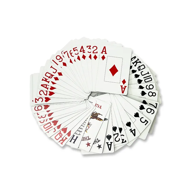 गोल्ड क्राउन ब्रांड क्वालिटी पेपर स्टैंडर्ड पोकर प्लेइंग कार्ड