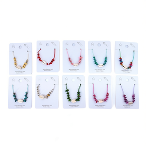 Bracelet en perles de coquillage en acier inoxydable, fait à la main, 12 pièces, bijoux à la mode - Product Image 2