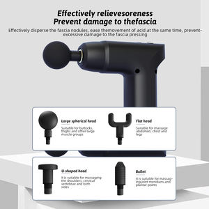 Promoção: Nova Pistola de Massagem Elétrica Sem Fio com 4 Cabeças de Massagem, Bateria de 2000mAh, Velocidade de 3200rpm e Controle de Temporização - Massageador de Fáscia Potente - Product Image 6