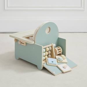 Seggiolino Attività per Bambini Asweets con Vassoio in Silicone, Cuscino Morbido e Struttura in Legno - Product Image 6