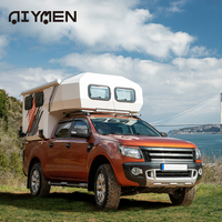 Camion tout-terrain 4x4 avec auvent de camping-car de luxe, tente pliable gonflable pour expédition, pick-up pour les voyages et le camping, en vente