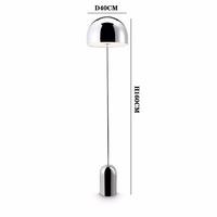 Lampe de table LED postmoderne pour hôtel, finition chrome doré, modèle design, ambiance artistique