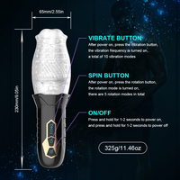 10 Speed Rotating xxx Vibratoren für Männer Automatische Verzögerung Eichel Trainer Echte Vagina Männliche Mastur batoren Oralsex Spielzeug Für Männer %