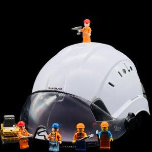 CE EN397 ANSI Z89 인증 조정 가능한 건설 안전 하드 모자 핫 세일 ABS 등산 작업 구조 통기성 하드 모자 - Product Image 5