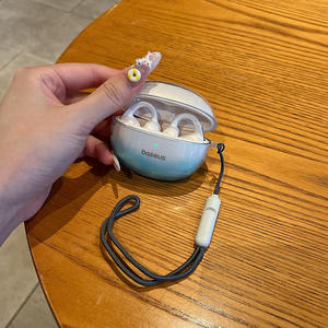 Esta funda de auriculares de TPU transparente es adecuada para la nueva funda de auriculares <span class=keywords><strong>BASEUS</strong></span>/ <span class=keywords><strong>Baseus</strong></span> MC1Pro y la funda de auriculares MC1 - Product Image 3