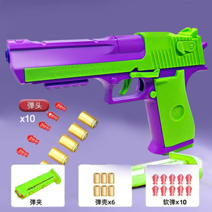 Dropshipping Shopify <span class=keywords><strong>Desert</strong></span> <span class=keywords><strong>Eagle</strong></span> 1911 Blaster a Proiettili Morbidi con Sparo Continuo, Espulsione del Bossolo, Caricatore Vuoto e Azione Blowback - Product Image 5