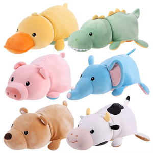 Mềm Kawaii Sang Trọng Thú Nhồi Bông Voi Heo Vịt Ôm Trẻ Em Gối Đồ Chơi Tùy Chỉnh Đồ Chơi Sang Trọng Gối Đệm - Product Image 2