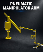 Bras manipulateur de levage assisté, capacité de charge 200 kg, rayon d'action 2 m, bras robotique électrique articulé et pliable pour la manutention de matériaux en usine