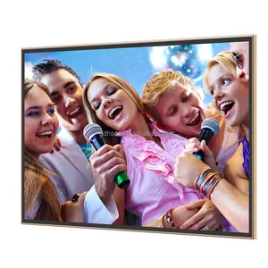 50 inci 4K Ultra HD dan 1080P Format PAL Sistem penerima antarmuka HDMI TV pintar Model SKD UHD KTV tampilan layar TV