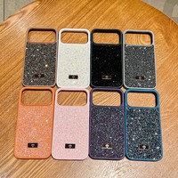 Coque de téléphone mobile 3D de luxe avec diamants pour iPhone 17 16 15 14 13 12 11 Pro Max, étui de téléphone scintillant pour Samsung S26 ultra