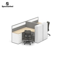 Poste de travail en îlot pour bureau, panneaux de séparation pour espace ouvert, écran de confidentialité, mobilier de bureau - Vente en gros SpaceUnited