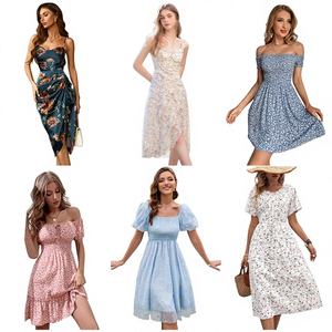 Liquidación de Ropa para Mujer al por Mayor, Vestidos Casuales y Camisetas Hechas en China, 9999 Piezas, Embalaje Mixto, Entrega Aleatoria, Lotes en Existencia - Product Image 4