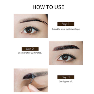 <span class=keywords><strong>Crayon</strong></span> à sourcils <span class=keywords><strong>semi</strong></span>-<span class=keywords><strong>permanent</strong></span> Peel-Off Easy Soft, teinture longue durée 7 jours, waterproof, effet tatouage - Product Image 5