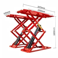 Elevador de Tijera Hidráulico para Autos, Antideslizante, con Certificación CE, Flexible y Personalizable, el Más Vendido, para Talleres de Servicio de Neumáticos