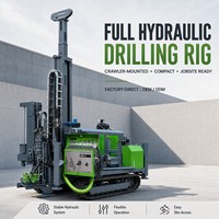 Plataforma de Perforación Hidráulica WD-C1000, Máquina Perforadora de Núcleos con Cable, 1000 m de Profundidad, para Exploración Geológica