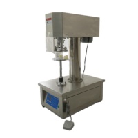 Machine automatique à sceller les canettes Machine à sceller les canettes en acier inoxydable pour les canettes de jus de bière Petite machine de capsulage