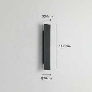 Vente flash - Applique murale LED en aluminium peint or pour intérieur et extérieur - Product Image 3