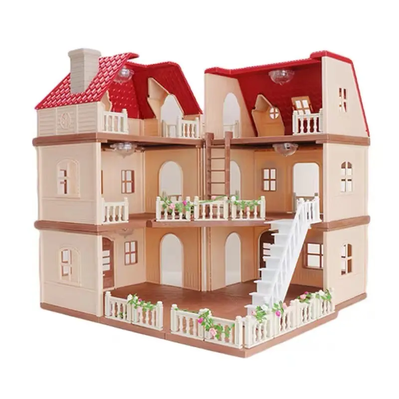 Bán Buôn Rừng Gia Đình Dollhouses Mô Phỏng Đồ Chơi Cho Cô Gái Biệt Thự Sáng Tạo Mô Hình Bộ Dụng Cụ Món Quà Sinh Nhật